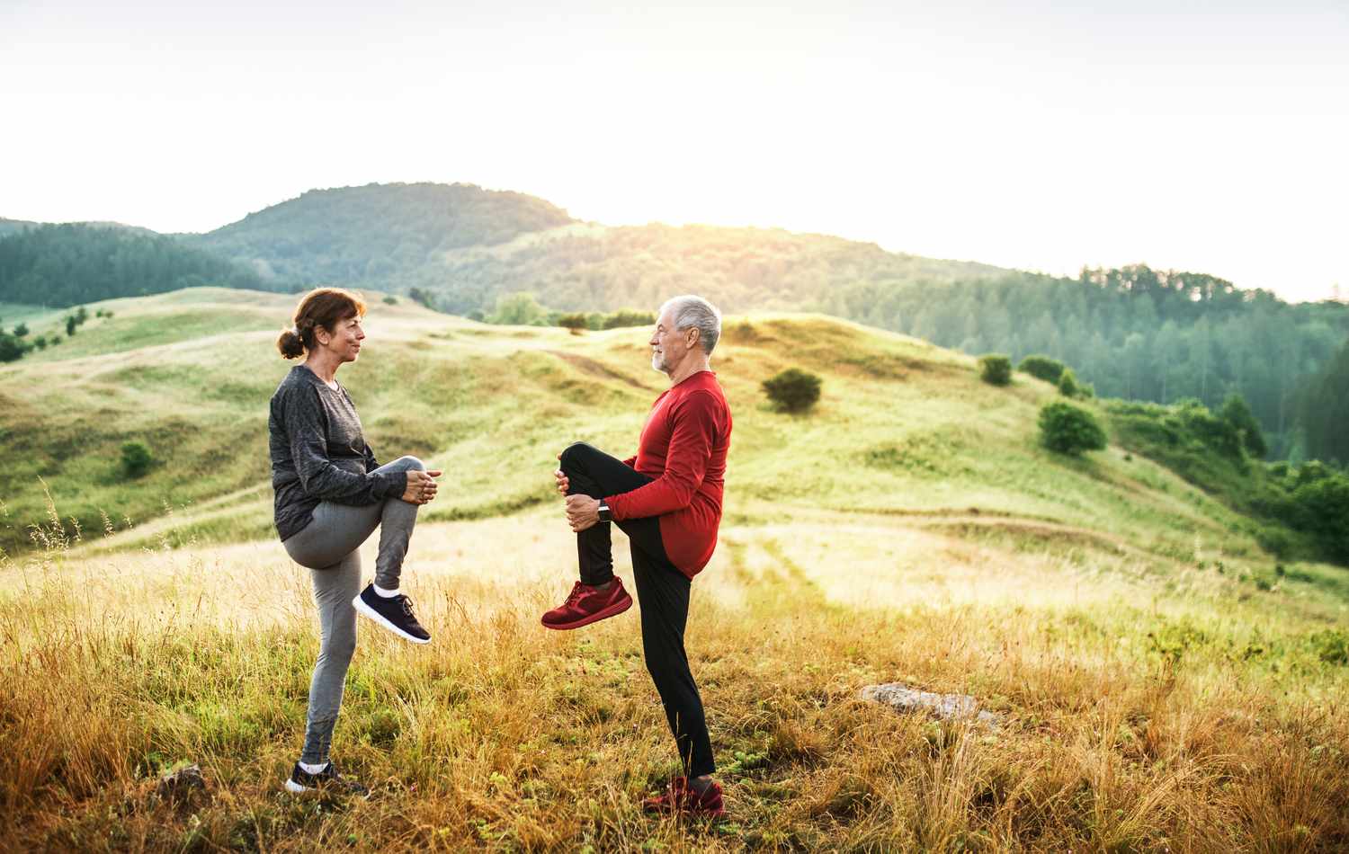 Person engaging in daily balance practice